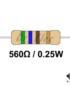 مقاومت 560 اهم 0.25 وات